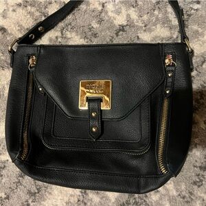 Nicole by Nicole Miller Black Bag with Gold Accents
